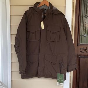 Eddie Bauer Northwest Forester Down Jacket Brown